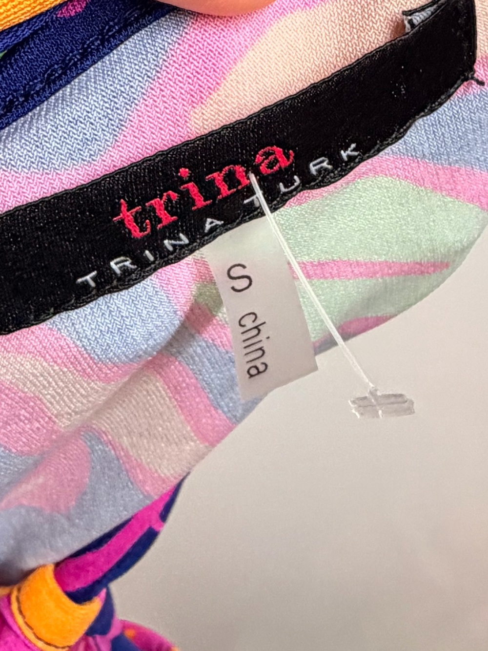 Trina Turk Juju Garden Halter Dress Size small Multicolor Floral - Picture 7 of 8